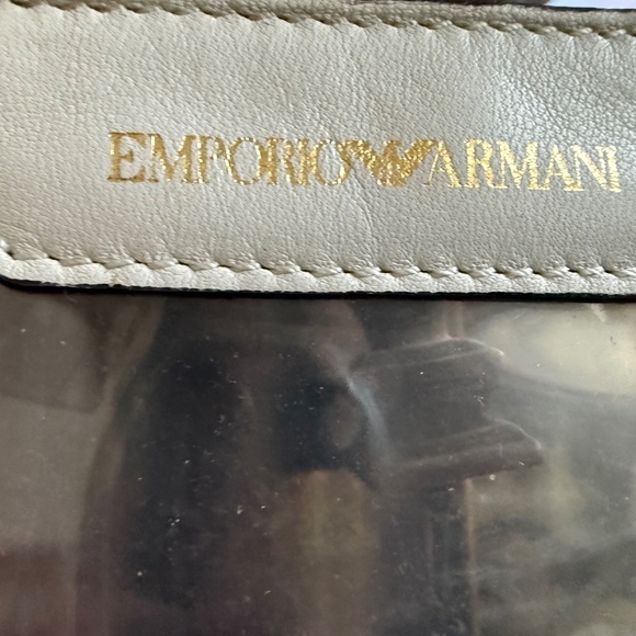 Giorgio Armani Clear and White Tote Bag - Picture 7 of 10